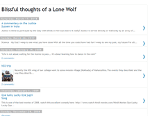 Tablet Screenshot of blissfulthoughtsofalonewolf.blogspot.com