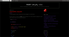 Desktop Screenshot of al2o3-cr.blogspot.com