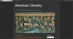 Desktop Screenshot of americanchivalry.blogspot.com