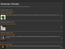 Tablet Screenshot of americanchivalry.blogspot.com