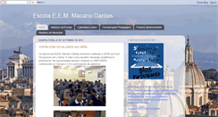 Desktop Screenshot of escolamacario.blogspot.com