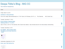 Tablet Screenshot of migcricketclub.blogspot.com