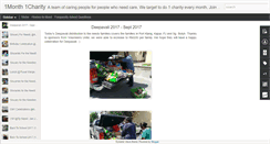 Desktop Screenshot of 1month1charity.blogspot.com