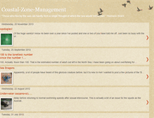 Tablet Screenshot of coastal-zone-management.blogspot.com