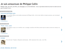 Tablet Screenshot of amoureusedephilippecollin.blogspot.com