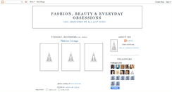 Desktop Screenshot of chiclittleobsessions.blogspot.com