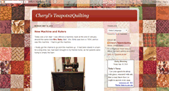 Desktop Screenshot of cherylsteapots2quilting.blogspot.com