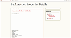 Desktop Screenshot of bank-auction-property.blogspot.com