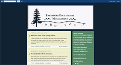 Desktop Screenshot of lakeshoreeducationalmanagement.blogspot.com