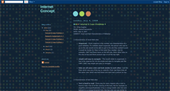 Desktop Screenshot of internetconcept.blogspot.com