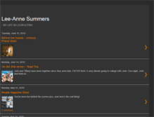 Tablet Screenshot of lee-annesummers.blogspot.com