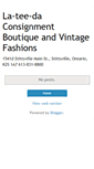 Mobile Screenshot of lateedaconsignment.blogspot.com