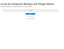 Tablet Screenshot of lateedaconsignment.blogspot.com