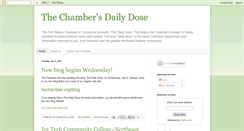 Desktop Screenshot of chamberdailydose.blogspot.com