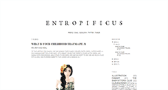 Desktop Screenshot of entropificus.blogspot.com