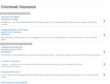 Tablet Screenshot of cincinnatiinsurance.blogspot.com