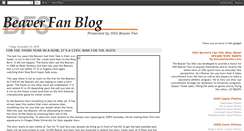 Desktop Screenshot of beaverfansite.blogspot.com