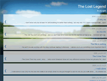 Tablet Screenshot of lost-legends.blogspot.com