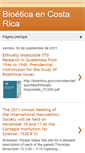 Mobile Screenshot of bioeticacostarica.blogspot.com