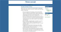 Desktop Screenshot of fitnessconcept.blogspot.com