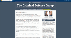 Desktop Screenshot of criminaldefense.blogspot.com