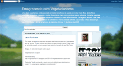 Desktop Screenshot of emagrecendocomvegetarianismo.blogspot.com