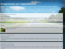 Tablet Screenshot of emagrecendocomvegetarianismo.blogspot.com