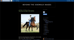 Desktop Screenshot of beyondthesidewalkimages.blogspot.com