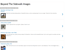 Tablet Screenshot of beyondthesidewalkimages.blogspot.com