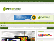 Tablet Screenshot of diariodoverde.blogspot.com