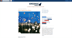 Desktop Screenshot of organiclamps.blogspot.com