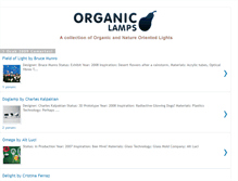 Tablet Screenshot of organiclamps.blogspot.com