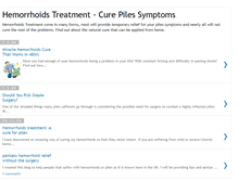 Tablet Screenshot of livingwithhemorrhoids.blogspot.com