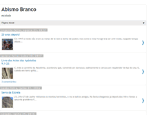 Tablet Screenshot of abismobranco.blogspot.com