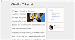 Desktop Screenshot of cheshireitsupport.blogspot.com