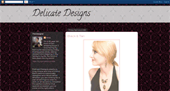 Desktop Screenshot of delicatedesigns-nina.blogspot.com