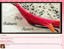 Tablet Screenshot of moje-kulinarne-rozterki.blogspot.com
