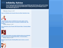 Tablet Screenshot of infidelityadvice.blogspot.com