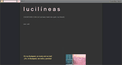 Desktop Screenshot of lucilineas.blogspot.com