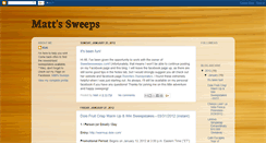 Desktop Screenshot of mattssweeps.blogspot.com