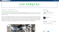 Desktop Screenshot of los-porques.blogspot.com