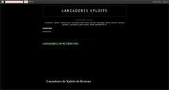 Desktop Screenshot of lanzador-x.blogspot.com