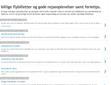 Tablet Screenshot of billige-flybilletter-nu.blogspot.com
