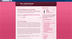 Desktop Screenshot of joyfulparent.blogspot.com