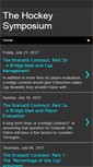 Mobile Screenshot of hockeysymposium.blogspot.com