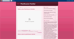 Desktop Screenshot of planificacionfamiliares.blogspot.com