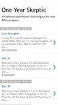 Mobile Screenshot of oneyearskeptic.blogspot.com