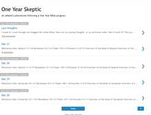 Tablet Screenshot of oneyearskeptic.blogspot.com