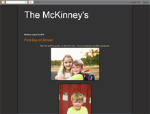 Tablet Screenshot of mckinneys.blogspot.com