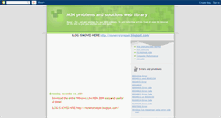 Desktop Screenshot of msnrepair.blogspot.com